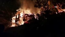 Artvin'de korkutan yangın: 3 ev, 1 ahır ve samanlık küle döndü