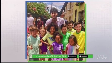 Sebastián Yatra visitó Tolima y cantó junto a sus pequeños seguidores