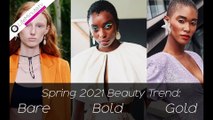 Spring 2021 Beauty Trends: Bold and Gold