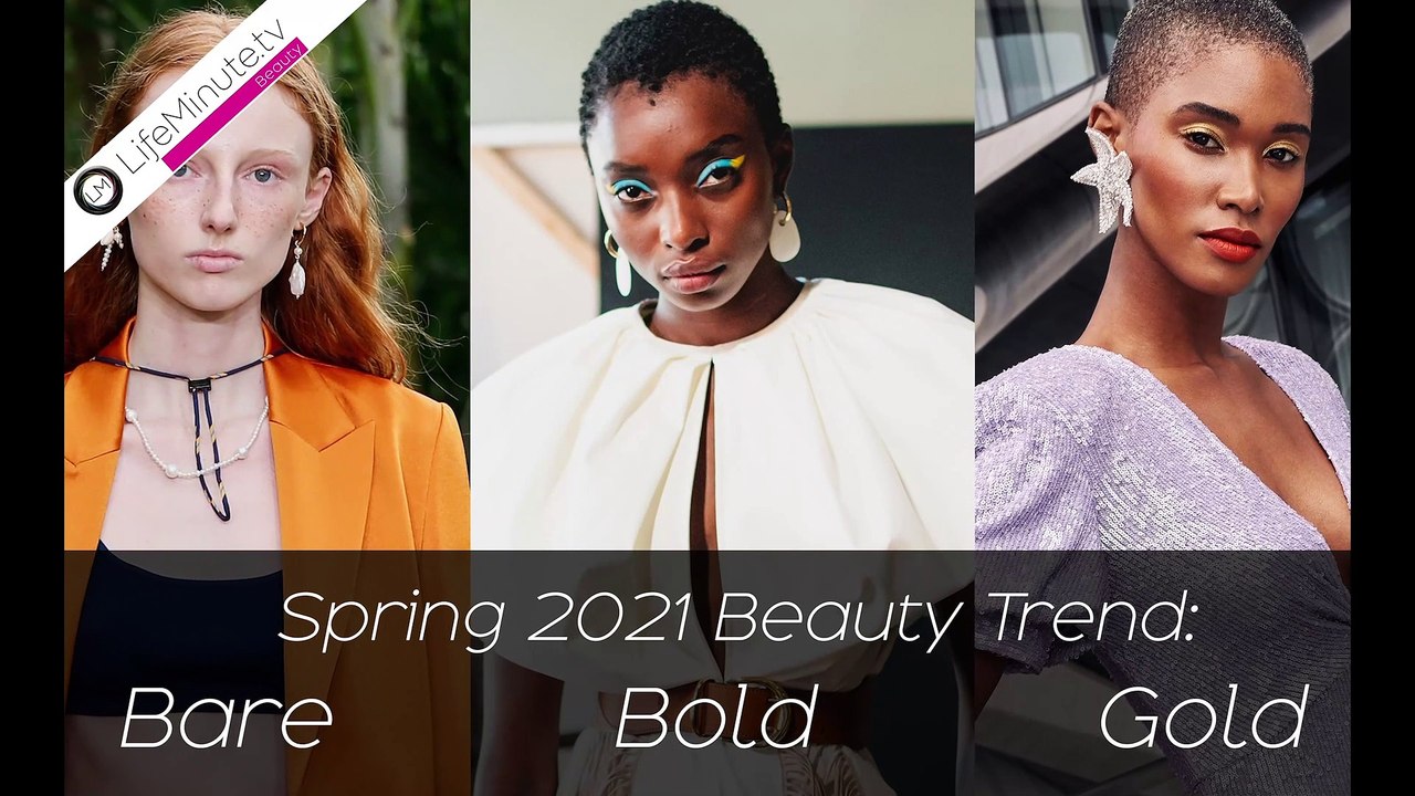 Spring 2021 Beauty Trends: Bold and Gold