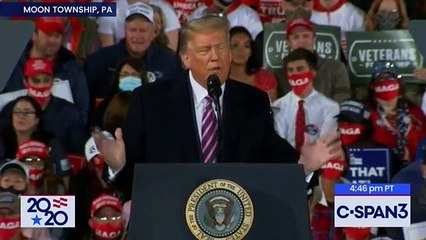 Trump mocks Biden for wearing mask and having 'plastic surgery'