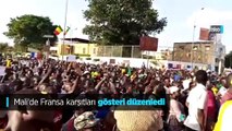 Mali'de Fransa karşıtları gösteri düzenledi