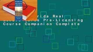 [Read] Florida Real Estate Sales Pre-Licensing Course Companion Complete