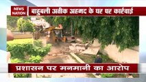 UP Don Ateeq Ahmed's illegal mansion demolished in Prayag Raj