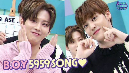 [After School Club] B.O.Y 's 5959 song (비오브유의 5959송(리허설))