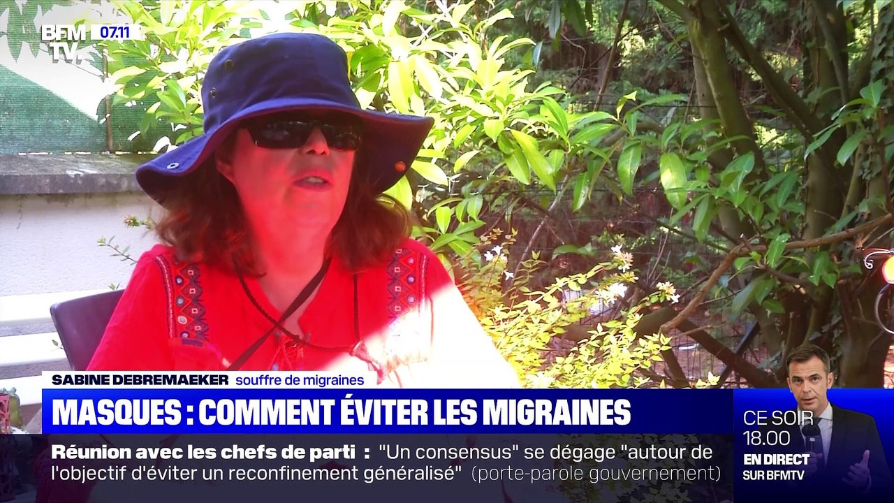 Masques: comment éviter les migraines - 23/09