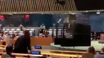 İsrailli diplomat Erdoğan konuşurken salonu terk etti