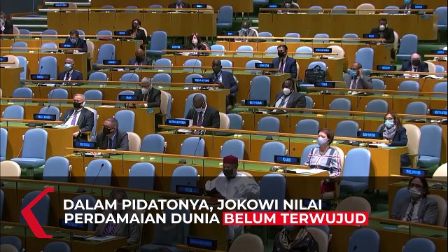 Presiden Jokowi Pidato Berbahasa Indonesia di Sidang Umum PBB