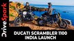 Ducati Scrambler 1100 India Launch | Prices, Variants, Specs, Features & Other Details