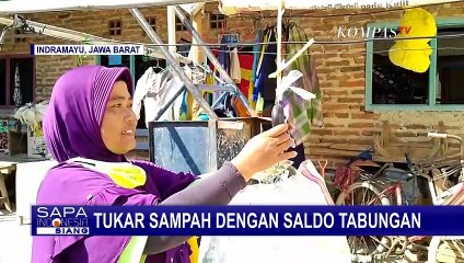 Warga Kabupaten Indramayu Tukar Sampah dengan Saldo Tabungan
