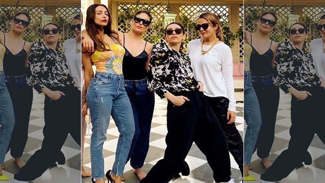 Karisma Kapoor, Malaika Arora And Amrita Arora Wish Kareena Kapoor On Her 40th Birthday _ SpotboyE