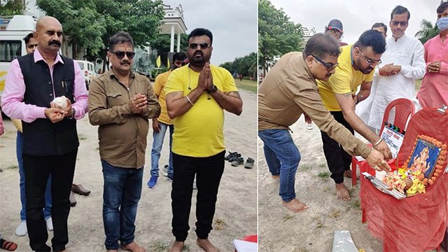 ख़ेसारी लाल यादव की फ़िल्म ' लिट्टी चोखा' की शूटिंग शुरू होते ही फ़िल्म की चर्चाएं हुई तेज