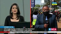 Orange Farm community outraged over crimes against children