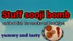 Yummy and delicious stuff suji (sooji/rawa) bombs || tasty snacks and breakfast ideas for kids ||