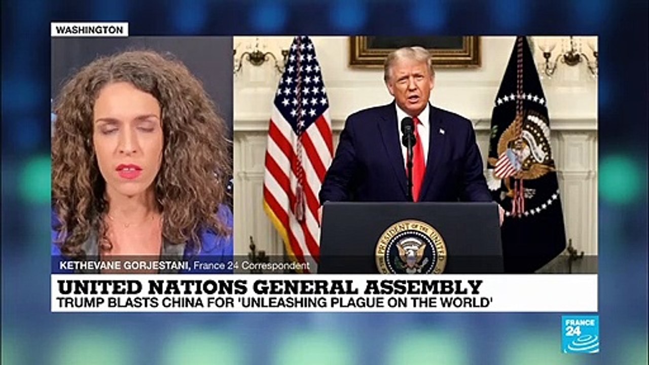 UN General Assembly: Trump blasts China for 'unleashing plague on the world'