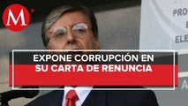 En carta de renuncia, Jaime Cárdenas acusa corrupción y falta de recursos en Indep