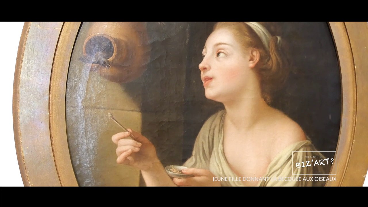 BIZ'ART #4 - "JEUNE FILLE DONNANT LA BECQUÉE AUX OISEAUX"
