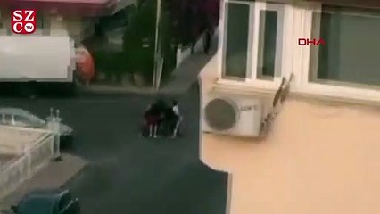 Antalya'da kadınların 'sokak kavgası'nı, erkekler ayırdı