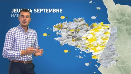 Bulletin météo pour le jeudi 24 septembre 2020