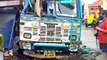 इंदौर: भारी बारिश के दौरान मकान में घुसा ट्रक, ड्राइवर और क्लीनर घायल