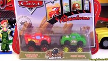 Monster Trucks 4X4 Lightning McQueen vs Chick Hicks Mini Adventures Disney Pixar