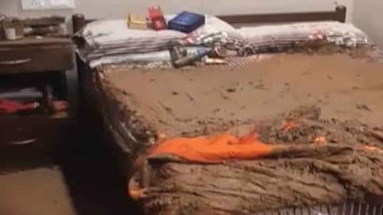 Landslide in Mumbai's Malabar Hills, mud enters bedroom