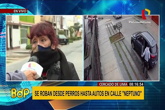 Cercado de Lima: vecinos denuncian robos de autos y hasta mascotas en la calle “Nepturno”