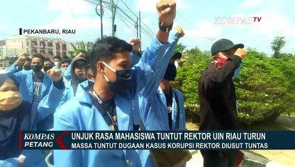 Diduga Korupsi, Mahasiswa UIN Suska Riau Minta Rektor Mundur dari Jabatannya!