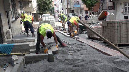 Esenyurt’ta cadde ve sokaklar yenileniyor