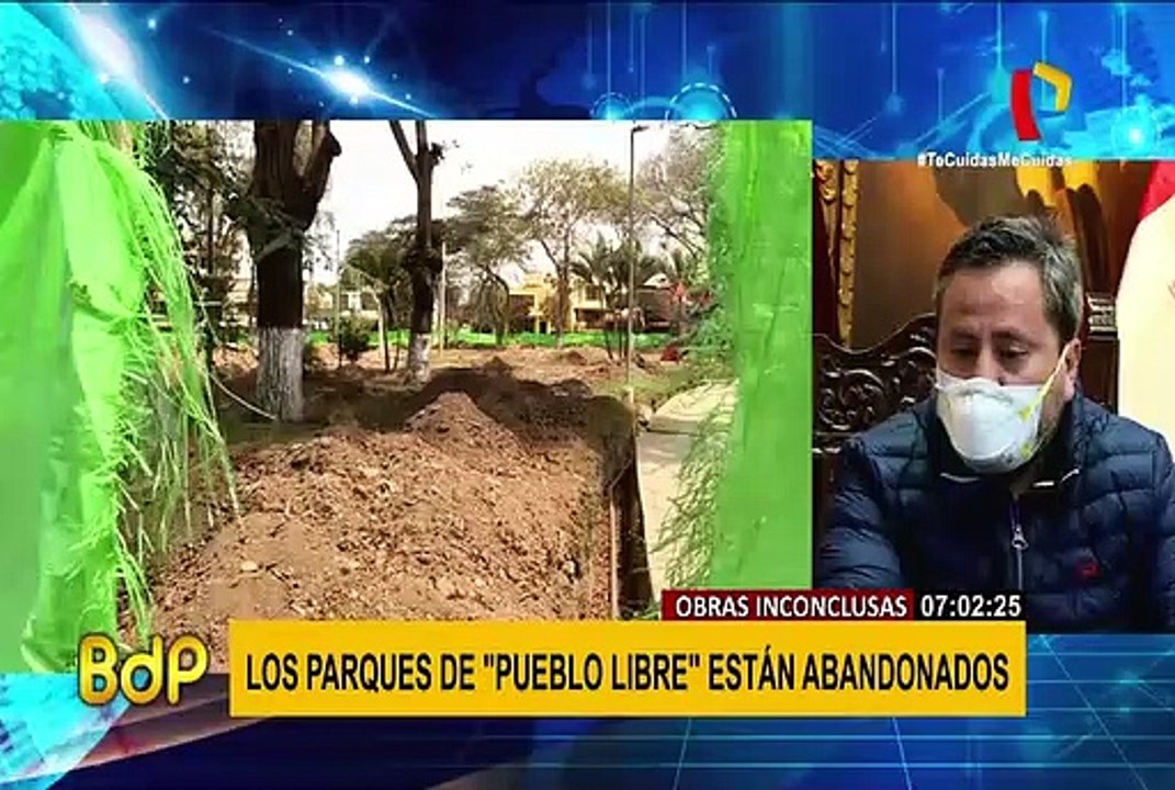 Parques de Pueblo Libre están en abandono por obras inconclusas