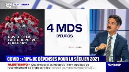 Covid : +10% de dépenses pour la Sécu en 2021 - 23/09