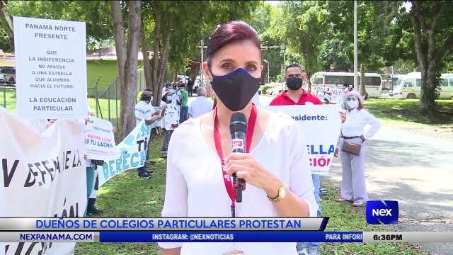 Dueños de colegios particulares protestan - Nex Noticias