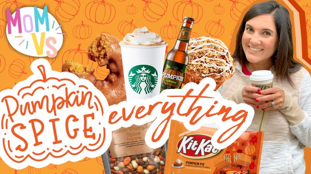 Mom Vs Pumpkin Spice EVERYTHING | Pumpkin Spice Snacks Taste Test