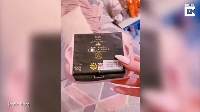 Elle couve et fait éclore des oeufs de supermarché