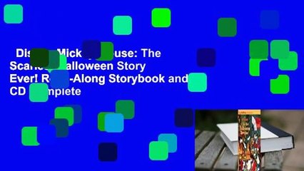 Disney Mickey Mouse: The Scariest Halloween Story Ever! Read-Along Storybook and CD Complete