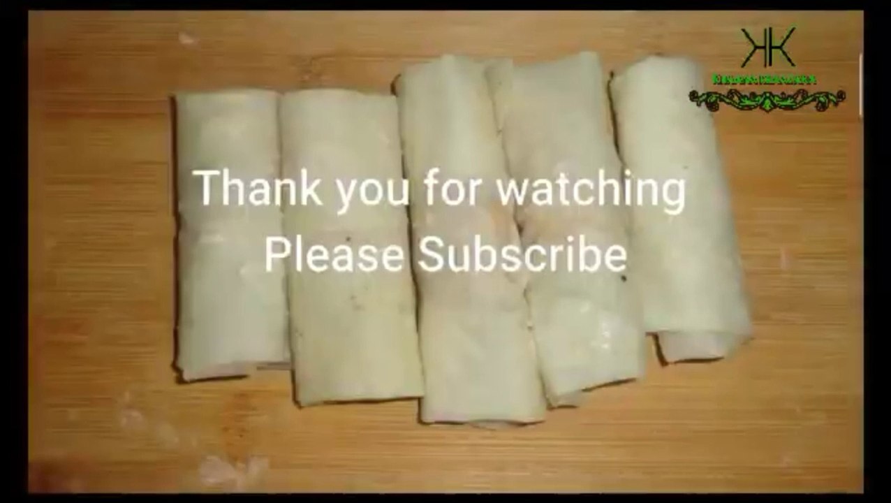 Quick and easy chicken spring rolls/spring rolls recipe