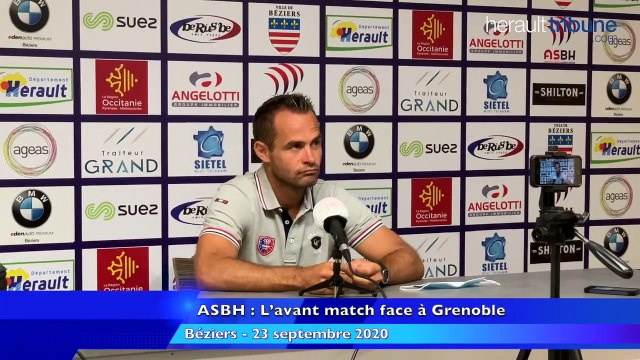 BEZIERS - ASBH : Interview d'avant match de la 4è journée du championnat de PRO D2