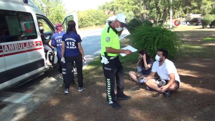Mal canın yongası dedirten görüntüler...Koluna damar yolu açılmış halde aracının başında bekledi