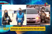 ATU: prepublicación de requisitos para taxis será hasta 8 de octubre