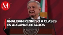 AMLO plantea reapertura de escuelas en estados con menos casos de covid-19