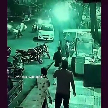 Accident involving bikes in India