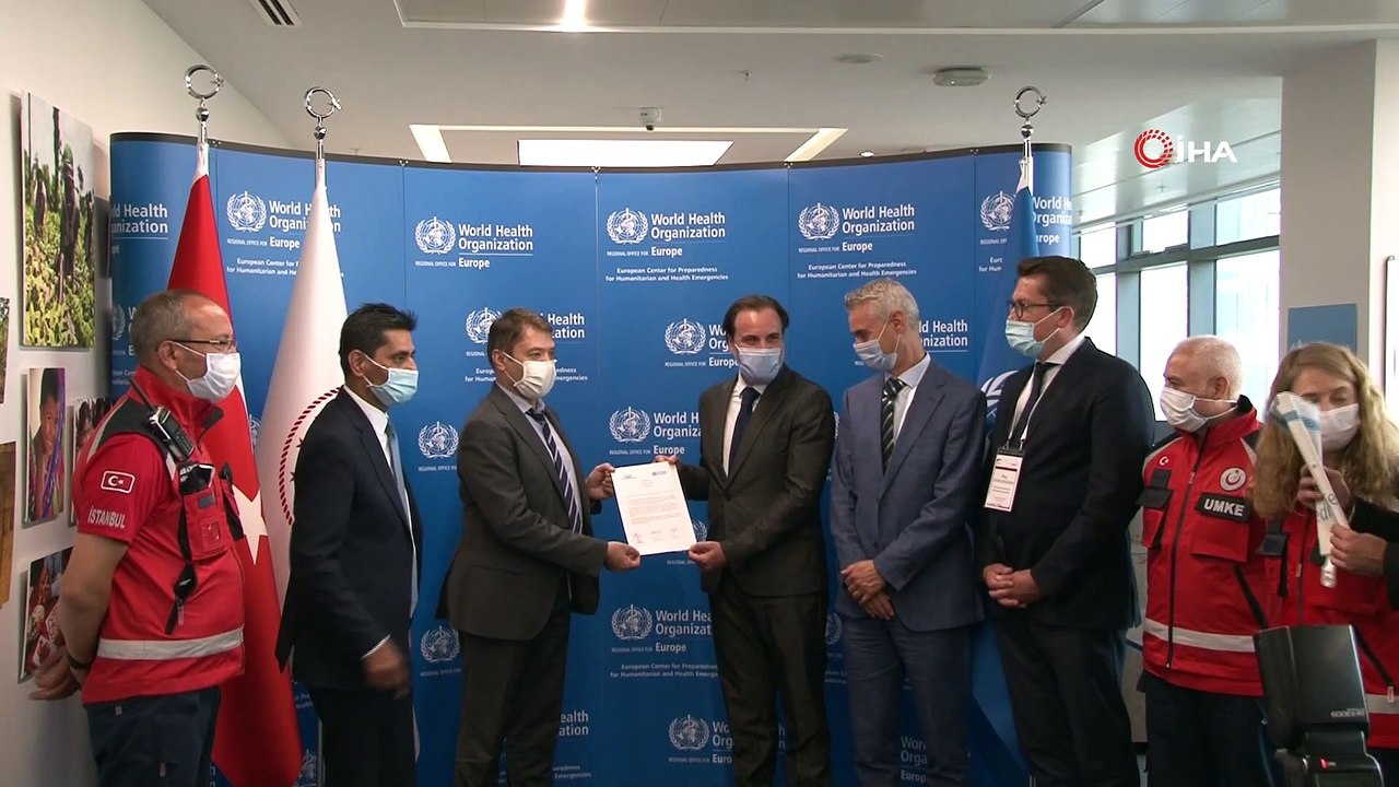 Sağlık Bakanlığı UMKE Dünya Sağlık Örgütünden kabul belgesi aldı