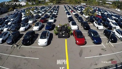 Queda nas ações da Tesla