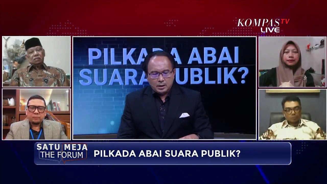 Jika Ada Ledakan Klaster Corona Saat Pilkada, Siapa Tanggung Jawab? - SATU MEJA THE FORUM (Bag 4)