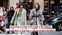 6 looks con los que crear el armario cápsula de entretiempo