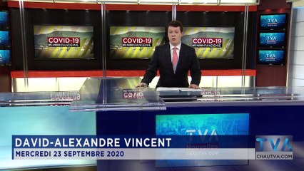 TVA Nouvelles 12h CHAU 22 septembre 2020