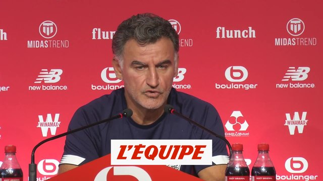 Galtier : «Le match contre Nantes sera très important» - Foot - L1 - Lille