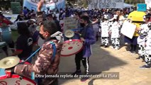 Otra jornada repleta de protestas en La Plata