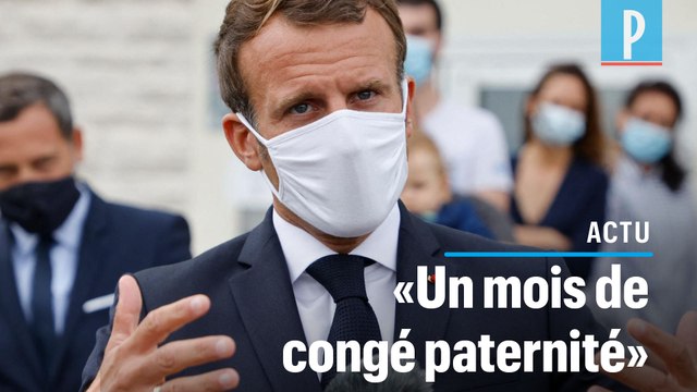 Congé paternité : « Il y aura sept jours obligatoires » annonce Emmanuel Macron