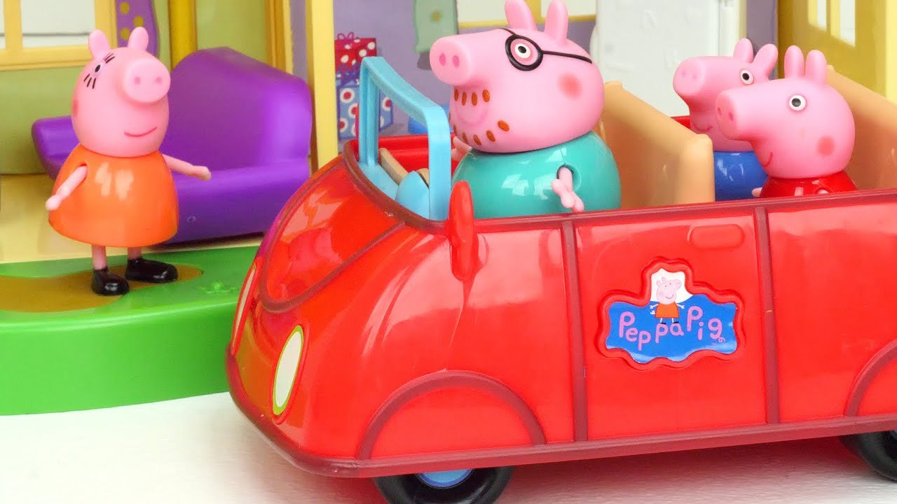 ♥PEPPA PIG♥ gets a new toy House in this Kids Learning Video!